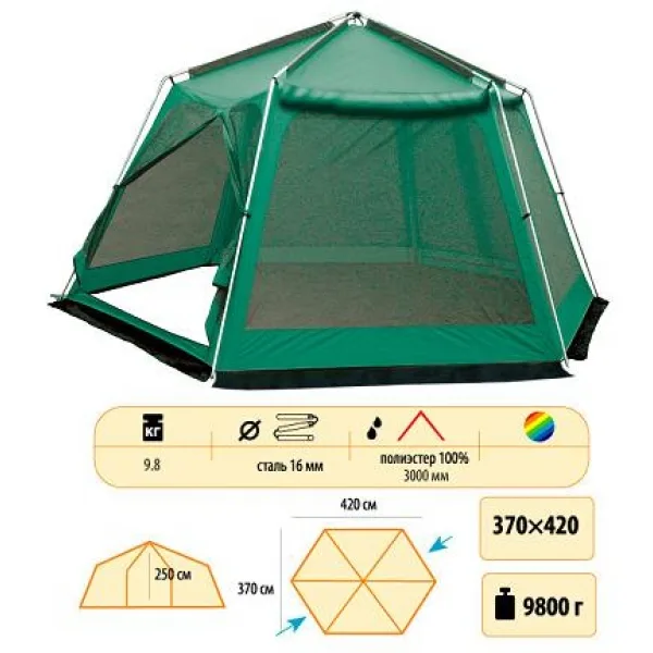 Шатер Sol Mosquito 3,7х4,2 на прокат в Гродно