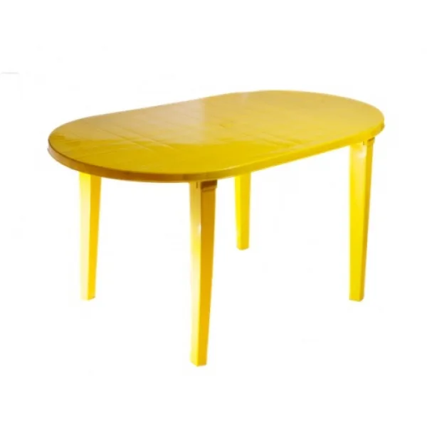 Стол пластиковый овальный коричневый на прокат в Гродно