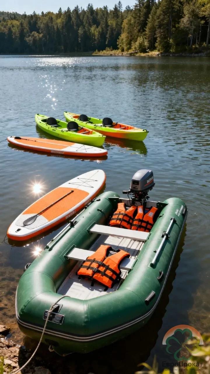 Прокат лодок, моторов, байдарок, сапбордов в Гродно.